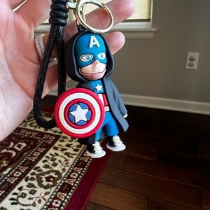 Avengers Captain America Keychain Bag Charm